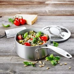 GreenPan Venice Pro Evershine 1.6-Quart Saucepan With Lid -Cuisinart Sales Shop 1.5 quart saucepan life 2