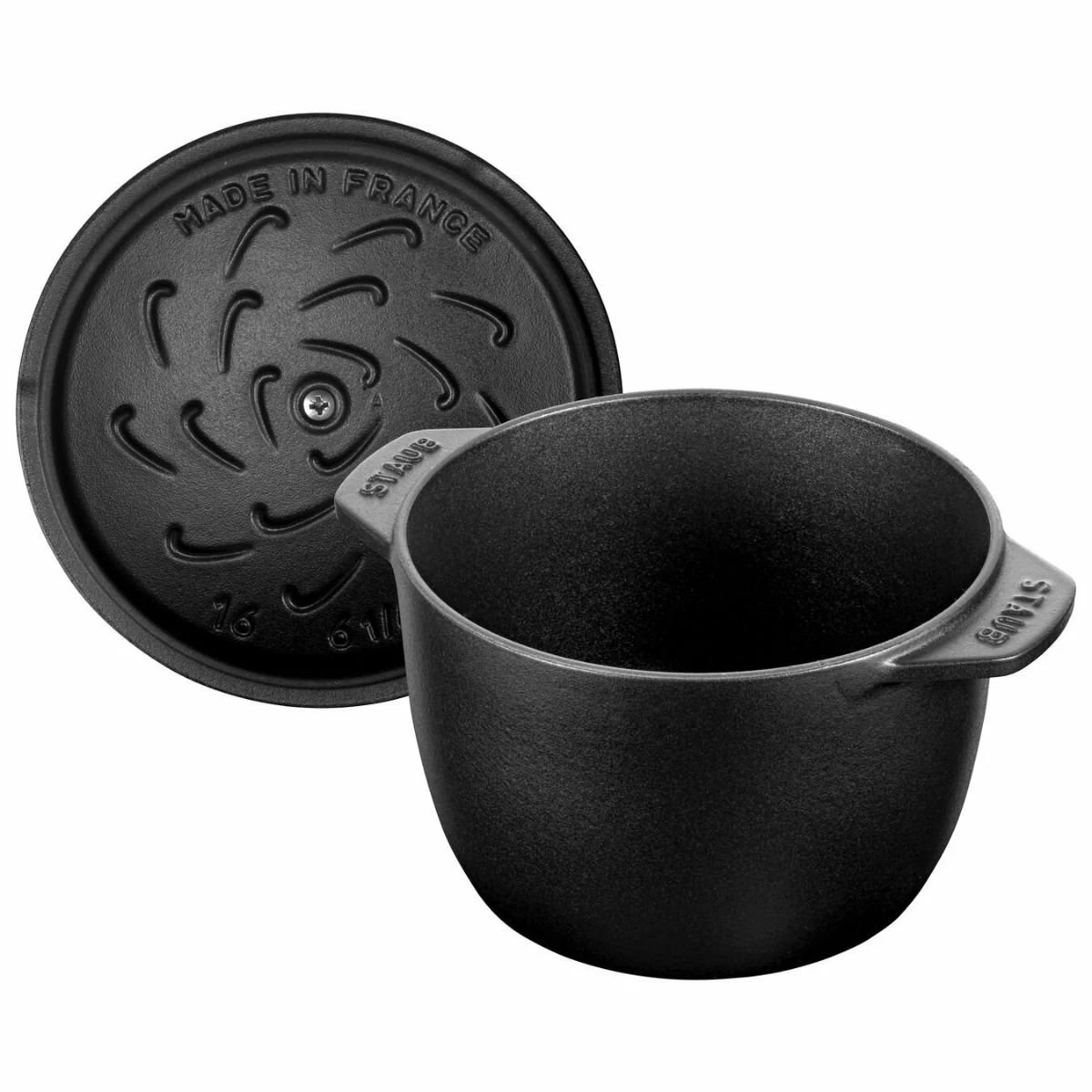 Staub 1.5 Qt. Petite French Oven | Matte Black 4 Staub 1.5 Qt. Petite French Oven | Matte Black - Image 2
