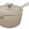 Le Creuset 1.75 Qt. Signature Enameled Cast Iron Saucepan With Stainless Steel Knob | Meringue White 2 Le Creuset 1.75 Qt. Signature Enameled Cast Iron Saucepan With Stainless Steel Knob | Meringue White -Cuisinart Sales Shop 1.75 qt signature saucepan meringue white