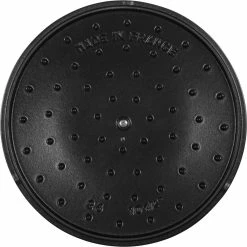 Staub Stackable Cocotte, Braiser, And Grill Pan With Lid | Black -Cuisinart Sales Shop 1021322 10