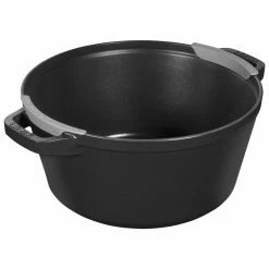 Staub Stackable Cocotte, Braiser, And Grill Pan With Lid | Black -Cuisinart Sales Shop 1021322 9