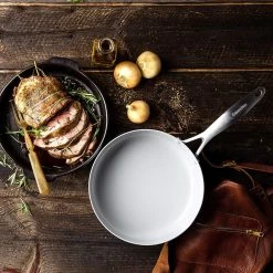 GreenPan Venice Pro Evershine 10" Open Frypan -Cuisinart Sales Shop 10 inch life 3