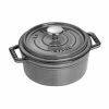Staub 0.5 Qt. Round Cocotte/Dutch Oven | Graphite Grey 2 Staub 0.5 Qt. Round Cocotte/Dutch Oven | Graphite Grey -Cuisinart Sales Shop 1101218 1