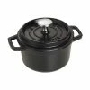 Staub 0.75 Qt. Round Cocotte/Dutch Oven | Matte Black 2 Staub 0.75 Qt. Round Cocotte/Dutch Oven | Matte Black -Cuisinart Sales Shop 1101425 1