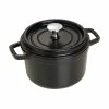 Staub 1.25 Qt. Round Cocotte/Dutch Oven | Matte Black 2 Staub 1.25 Qt. Round Cocotte/Dutch Oven | Matte Black -Cuisinart Sales Shop 1101625 1 1
