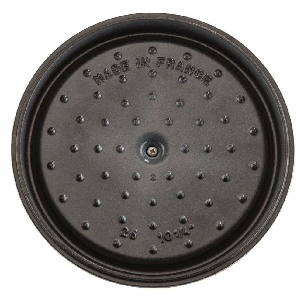 Staub 5.5 Qt. Round Cocotte/Dutch Oven | White 5 Staub 5.5 Qt. Round Cocotte/Dutch Oven | White - Image 3