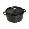 Staub 7 Qt. Round Cocotte/Dutch Oven | Matte Black -Cuisinart Sales Shop 1102825 1