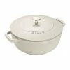 Staub 3.75 Qt Essential French Oven | White Truffle -Cuisinart Sales Shop 117324107 01