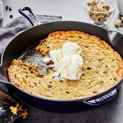 Staub 11'' Traditional Deep Skillet | Dark Blue -Cuisinart Sales Shop 12322891 ls 03