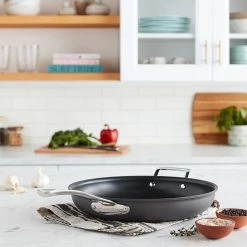 Cuisinart Contour Hard Anodized Open Skillet With Helper Handle | 12" 11 Cuisinart Contour Hard Anodized Open Skillet With Helper Handle | 12" -Cuisinart Sales Shop 12inchlifestyle