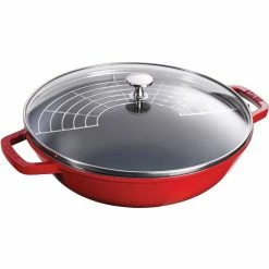 Staub 4.5 Qt. Perfect Frying Pan | Cherry Red
