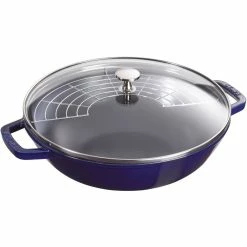 Staub 4.5 Qt. Perfect Frying Pan | Dark Blue