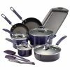 Rachael Ray Purple Gradient 14 Piece Enamel Cookware Set 1 Rachael Ray Purple Gradient 14 Piece Enamel Cookware Set -Cuisinart Sales Shop 14558 rachael ray purple 14 piece enamel cookware set