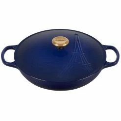 Le Creuset 3.5Qt Signature Braiser Eiffel Tower Collection | Indigo