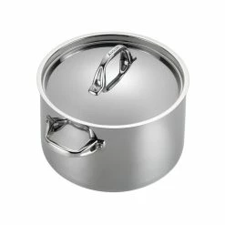 Anolon Cookware Anolon Tri-Ply Clad Stainless Steel 12pc Cookware Set -Cuisinart Sales Shop 30822 anolon tri ply clad stainless steel 12pc cookware set stock pot