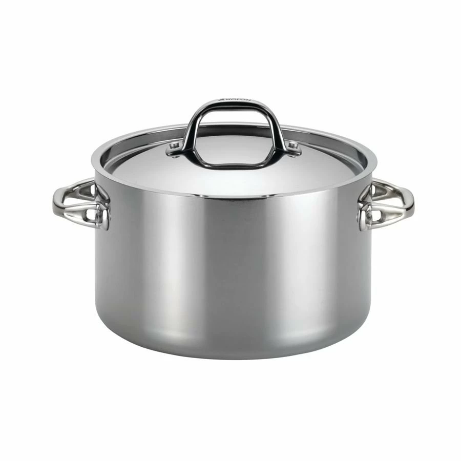 Anolon Cookware Anolon Tri-Ply Clad Stainless Steel 12pc Cookware Set - Image 9