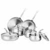 Viking Titanium 7 Ply Mirror 10-Piece Cookware Set -Cuisinart Sales Shop 39430