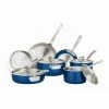 Viking Multi Ply Stainless 11-Piece Cookware Set | Blue 1 Viking Multi Ply Stainless 11-Piece Cookware Set | Blue -Cuisinart Sales Shop 40041 9991 blsc cc