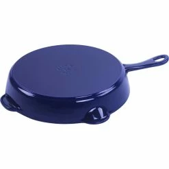 Staub 11'' Traditional Deep Skillet | Dark Blue -Cuisinart Sales Shop 40506560 4