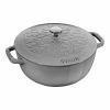 Staub 3.75 Qt Essential French Oven With Lilly Lid | Graphite Grey -Cuisinart Sales Shop 40508 673 0 1