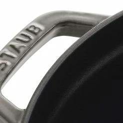 Staub 7 Qt. Round Cocotte/Dutch Oven | Graphite Grey -Cuisinart Sales Shop 40509 314 0 2