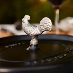 Staub Cast Iron Animal Knobs | Farm Animal Duo -Cuisinart Sales Shop 40509 346 9 02 1