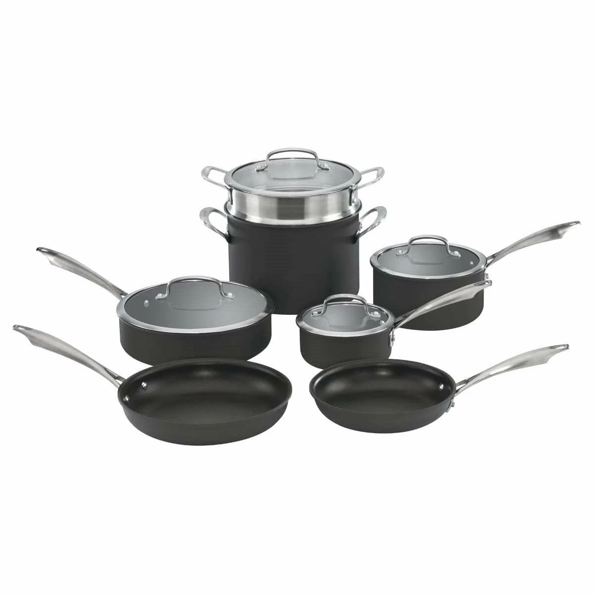 Cuisinart Dishwasher-Safe Anodized 11-Piece Nonstick Cookware Set 3 Cuisinart Dishwasher-Safe Anodized 11-Piece Nonstick Cookware Set