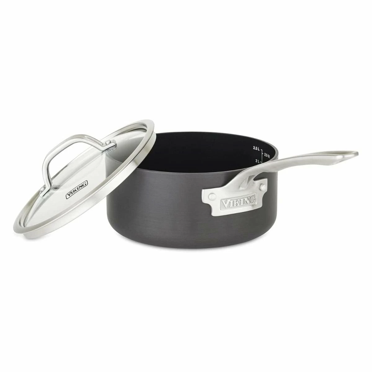 Viking Hard Anodized Nonstick Saucepan | 3-Quart 2 Viking Hard Anodized Nonstick Saucepan | 3-Quart