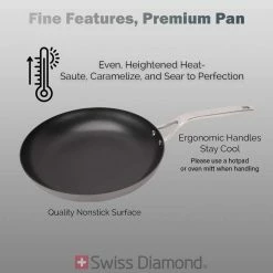 Swiss Diamond | Hard Anodized Induction 8" Nonstick Frypan -Cuisinart Sales Shop 51yuvuuuhpl. ac sl1000 2