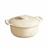 Emile Henry 4-Quart Sublime Stewpot | Creme -Cuisinart Sales Shop 554740 sublime dutch oven