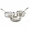 All-Clad D5 Brushed Stainless Steel Cookware Set | 5-Piece -Cuisinart Sales Shop 5pc