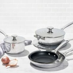 Le Creuset 6-Piece Cookware Set | Tri-Ply Stainless Steel -Cuisinart Sales Shop 6 piece ss lpr