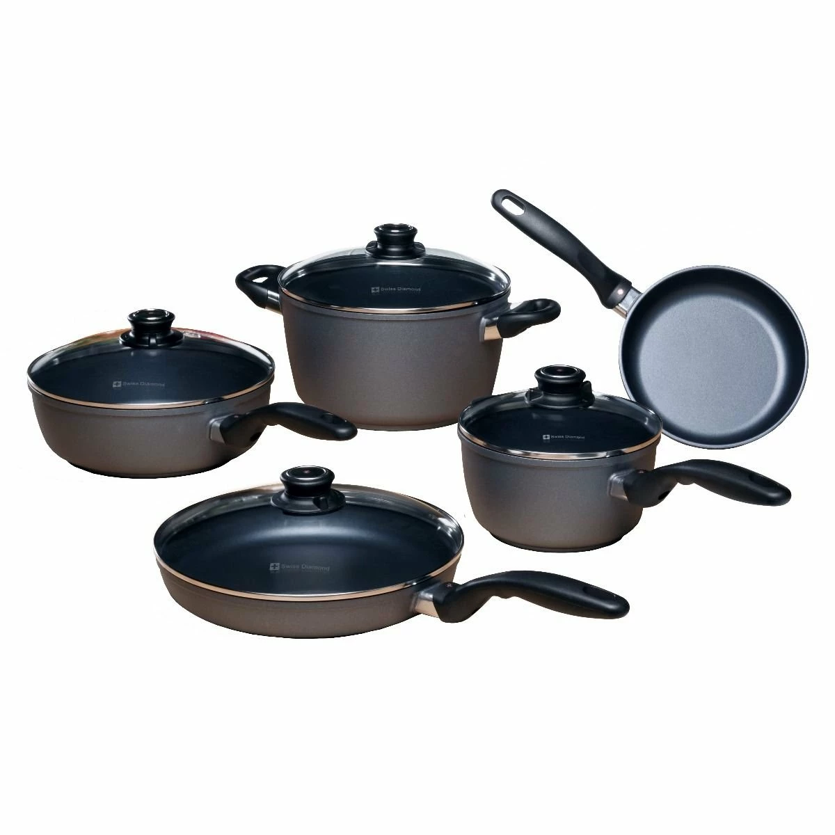 Swiss Diamond | HD 9-Piece Set - Kitchen Essentials Set 3 Swiss Diamond | HD 9-Piece Set - Kitchen Essentials Set