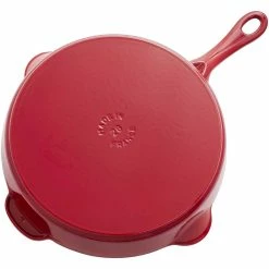 Staub 11'' Traditional Deep Skillet | Cherry Red -Cuisinart Sales Shop 617t1zazodl. ac sl1500