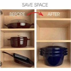 Staub Stackable Cocotte, Braiser, And Grill Pan With Lid | Black -Cuisinart Sales Shop 61cxgk xyll. ac sl1280