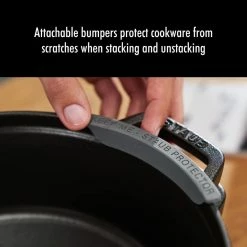 Staub Stackable Cocotte, Braiser, And Grill Pan With Lid | Black -Cuisinart Sales Shop 61r9pr0skol. ac sl1280