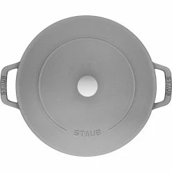 Staub Stackable Cocotte, Braiser, And Grill Pan With Lid | Graphite Grey -Cuisinart Sales Shop 61rrw0w d4l. ac sl1500