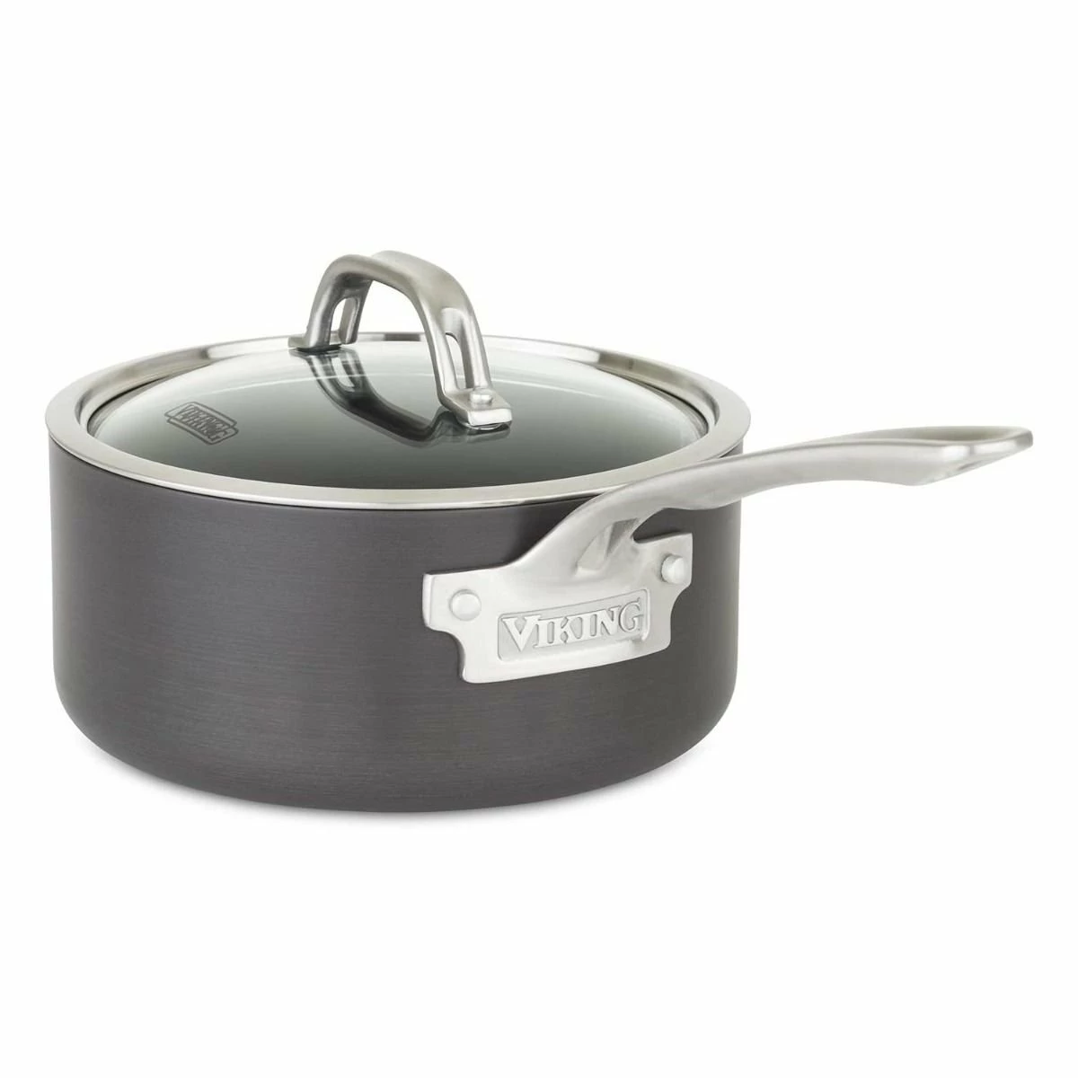 Viking Hard Anodized Nonstick Saucepan | 3-Quart 3 Viking Hard Anodized Nonstick Saucepan | 3-Quart - Image 2