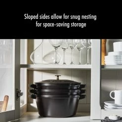 Staub Stackable Cocotte, Braiser, And Grill Pan With Lid | Black -Cuisinart Sales Shop 61vxnhtqrwl. ac sl1280