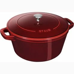 Staub Stackable Cocotte, Braiser, And Grill Pan With Lid | Grenadine -Cuisinart Sales Shop 61z heimcil. ac sl1500