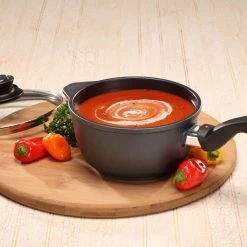 Swiss Diamond | HD Sauce Pan With Lid - 6.3" (1.4 Qt.) 13 Swiss Diamond | HD Sauce Pan With Lid - 6.3" (1.4 Qt.) -Cuisinart Sales Shop 6716c food35 2017 10 27 20 11 39 utc