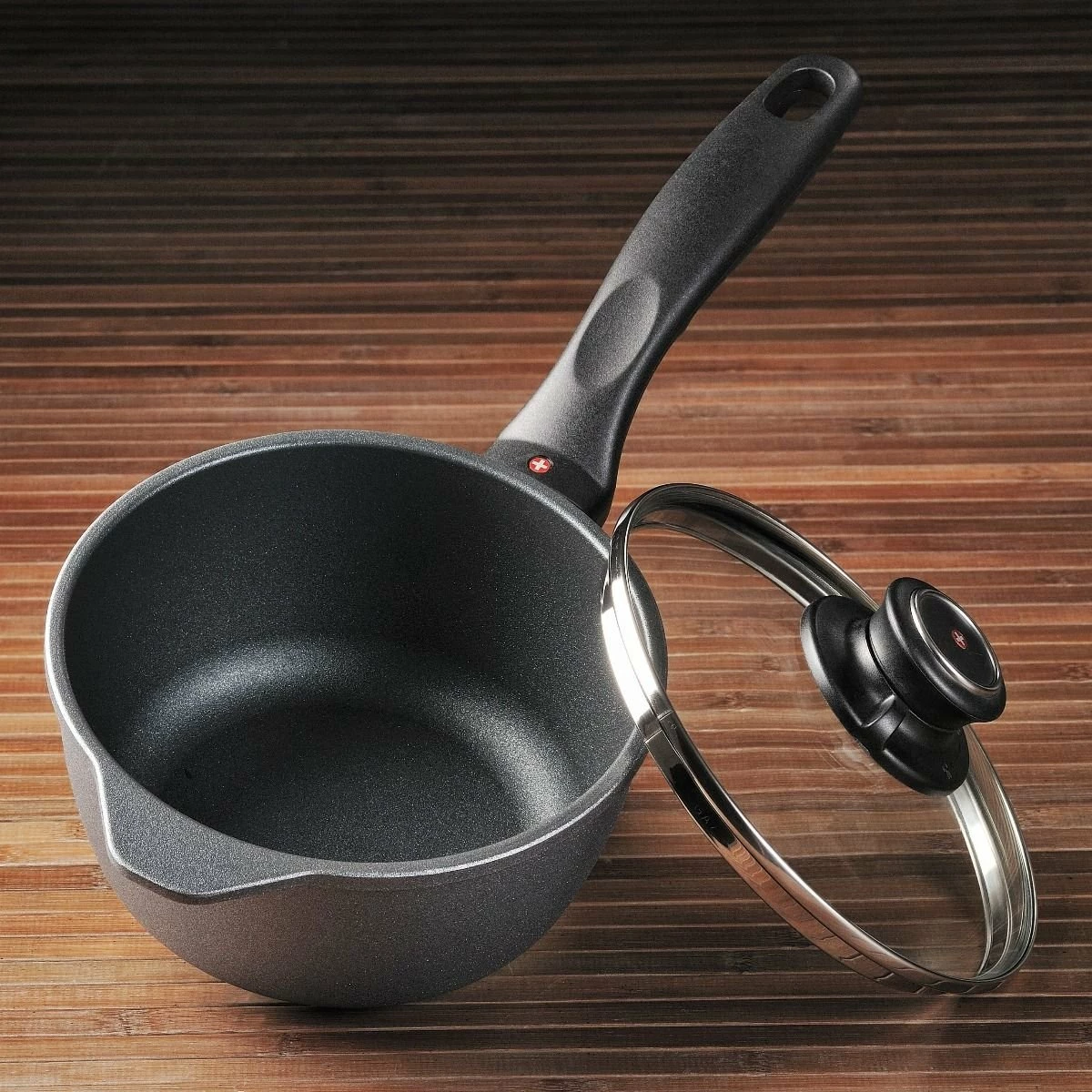 Swiss Diamond | HD Sauce Pan With Lid - 6.3" (1.4 Qt.) 7 Swiss Diamond | HD Sauce Pan With Lid - 6.3" (1.4 Qt.) - Image 5