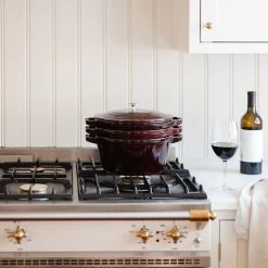 Staub Stackable Cocotte, Braiser, And Grill Pan With Lid | Grenadine -Cuisinart Sales Shop 71cfwvid5jl. ac sl1500