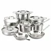 All-Clad D5 Brushed Stainless Steel 14-Piece Cookware Set -Cuisinart Sales Shop 71hikuan pl. ac sl1500
