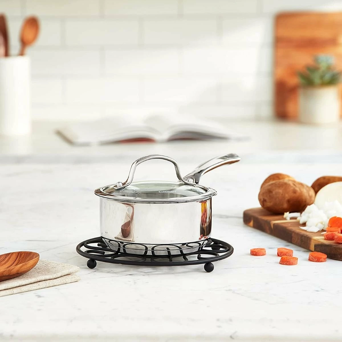 Cuisinart Forever Stainless Saucepan With Cover | 1 Qt. 5 Cuisinart Forever Stainless Saucepan With Cover | 1 Qt. - Image 3