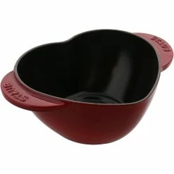 Staub 1.75 Qt. Heart Cocotte/Dutch Oven | Cherry Red -Cuisinart Sales Shop 71uyvogy1kl. ac sl1500