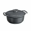 Emile Henry 4-Quart Sublime Stewpot | Graphite -Cuisinart Sales Shop 734740 sublime dutch oven
