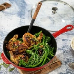 Staub 2.9 Qt Cast Iron Daily Pan | Cherry -Cuisinart Sales Shop 750056174 1