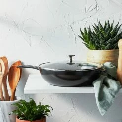 Staub 2.9 Qt Cast Iron Daily Pan | Black -Cuisinart Sales Shop 750056180