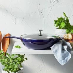 Staub 2.9 Qt Cast Iron Daily Pan | Dark Blue -Cuisinart Sales Shop 750056186